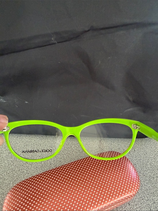Dolce & Gabbana RX Tortoiseshell Frames with Lime Green Temples main image 5
